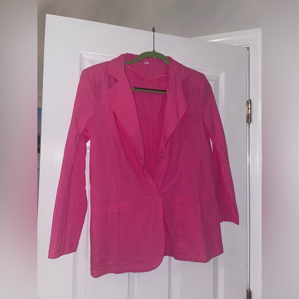 Pink Lightweight Blazer